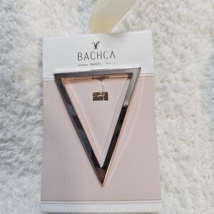 Bachca Paris Silver Triangle Hair Clip